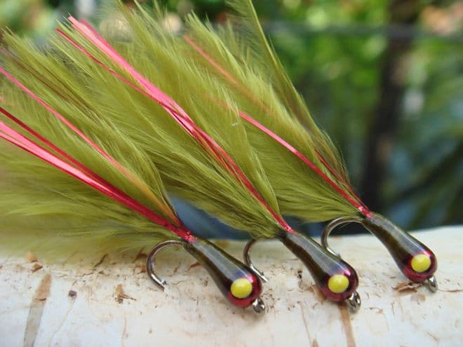 Martyn's Red Flash Medium Olive Mini Damsel.