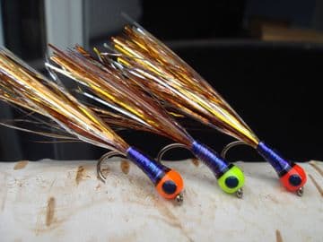 Martyn's Testwood Special  Hot Headed Ultra Violet Baitfish Stalking  Bug Set