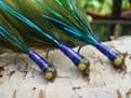 Martyn's Ultimate Skinny Blue Flash Ultra Violet Weighted Damsel Set 2 - Dark Olive
