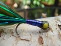 Martyn's Ultimate Skinny Blue Flash Ultra Violet Weighted Damsel Set 2 - Dark Olive