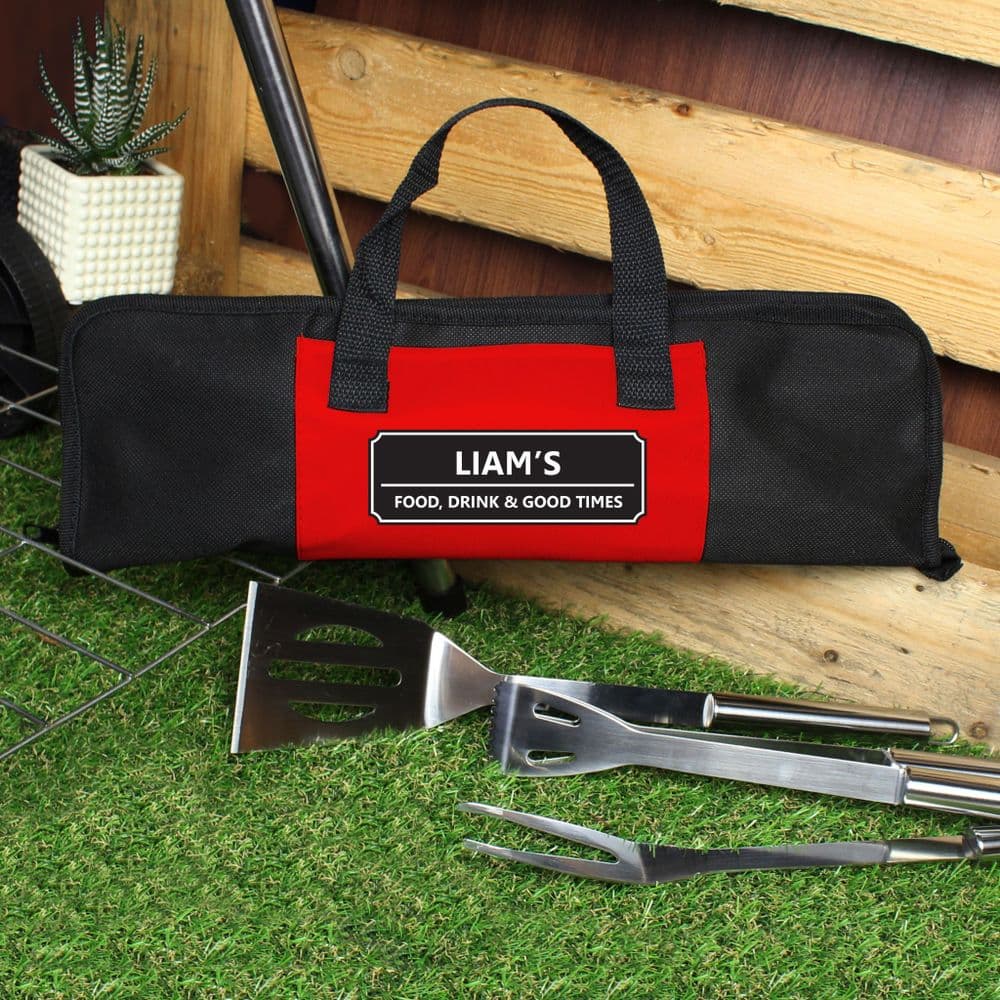 Personalised BBQ Tools Set
