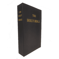 Novelty Hip Flask - Holy Bible with 6oz Flask | Missing First Page | Secret Compartment