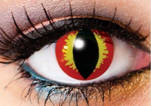 Red Dragon Eye Contacts - 90 Day