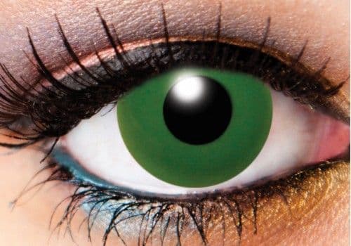 Solid Tone Green Contacts - 90 Day