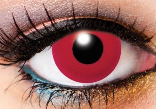 Solid Tone Red Contacts - 90 Day