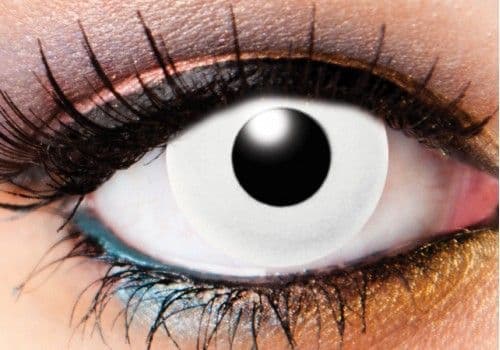 Solid Tone White Contacts - 90 Day