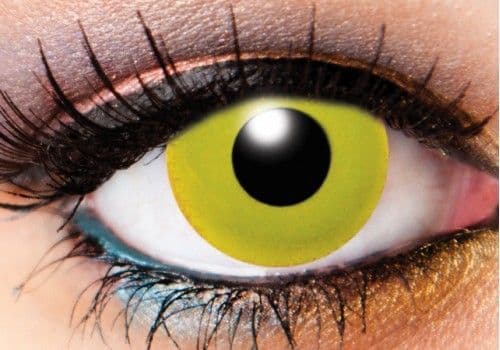 Solid Tone Yellow Contacts - 90 Day