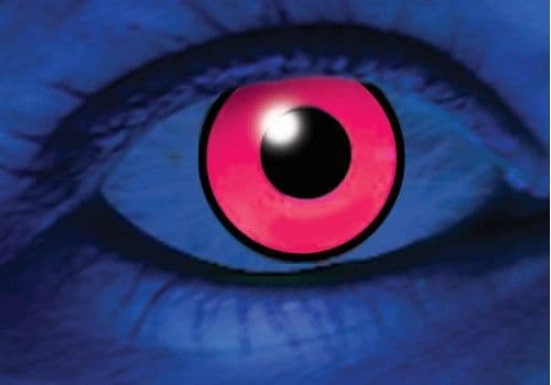 UV Pink Contacts - 1 Day