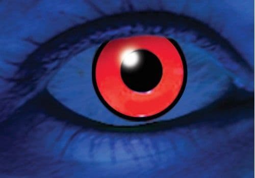 UV Red Contacts - 90 Day