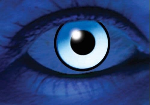 UV White Contacts - 90 Day