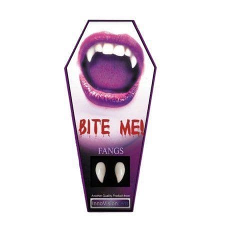 Vampire Fangs with Dental Cement - Worldwide Shipping
