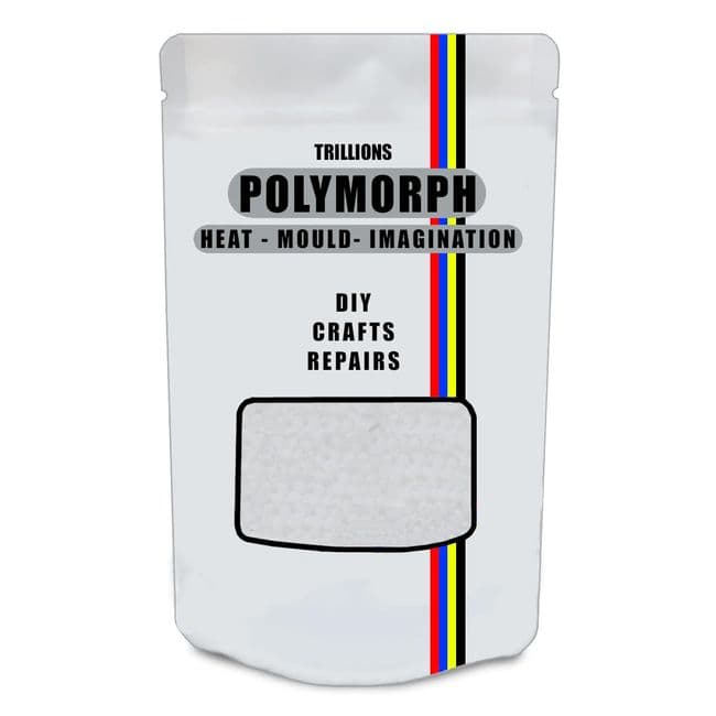 White Hand Mouldable Polymorph Thermoplastic (100g - 10kg) | Crafts, DIY Repairs etc.