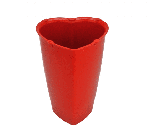 10 Pack Candle Mould Heart Shaped, 120mm Tall  S7731