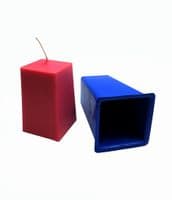 10 Pack Candle Mould Rectangular Tapered Sides, Square Top. S7506