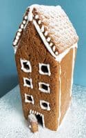 10 Pack Gingerbread House Cookie Cutter Set, Tall Canal House. S7877
