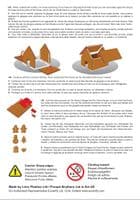 10 Pack Gingerbread House Cookie Cutter Set, Tall Canal House. S7877