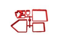 10 Pack Gingerbread House Cookie Cutter Set. S7865