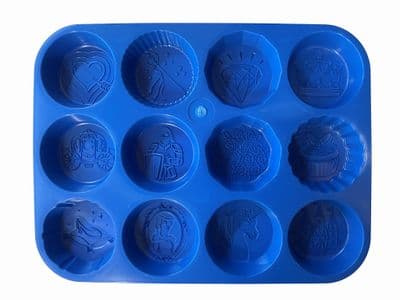 10 Pack of Wax Melt / Soap Making, Mould Tray - PRINCESS THEME.  S7900