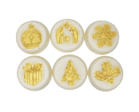 10 Pack Wax Melt / Soap Making, Mould Tray CHRISTMAS.  S7711