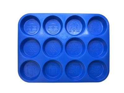 10 Pack Wax Melt / Soap Making, Mould Tray CHRISTMAS.  S7711