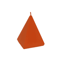 10 Pk Candle Mould Pyramid Shape with Stand, 4