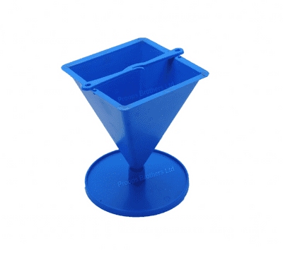 10 Pk Candle Mould Pyramid Shape with Stand, 4