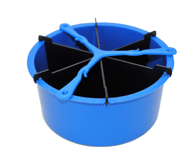 10 Pk Candle Mould / Soap Mould, 6 Piece Cake Slice  S7791