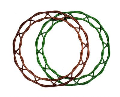 10pk Wreath Ring, Round Flat 12