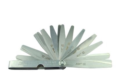 26 Blade Feeler Gauge Set .038 - .610mm  Metric Imperial  D8046