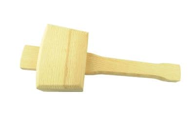 Beech Wooden Mallet  Medium  48 x 65mm Face.  W3405