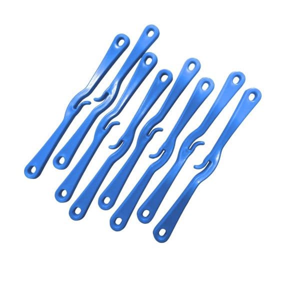 Candle Wick Holders, Bundle of 8 Rigid Plastic Wick Holders for Candle Making. S7637