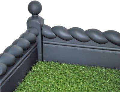 Garden Border / Lawn Edging Corner Post, Single Post. GT8040