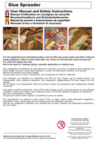 Glue Spreaders, Black, 80mm, Pack of 20.  S7310