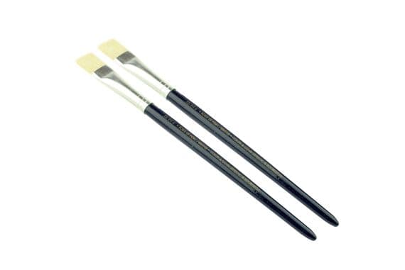 Lefranc & Bourgeois Hog Bristle Oil / Acrylic Brush x 2, Size 6 Flat 12/S7314