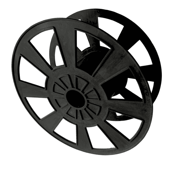 Pack of 10 15.5” Diameter Empty Reel Spool for Cable/Xmas Lights/LED Lights, Rope, Wire, etc. PL250