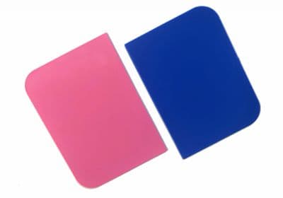 Pastry / Dough / Bench Scraper, PINK or BLUE, Pack of 10.   S7324