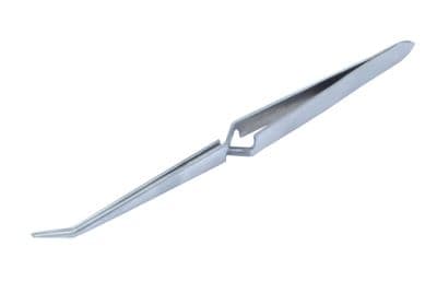 Self Grip Bent End Tweezer X1 6.5
