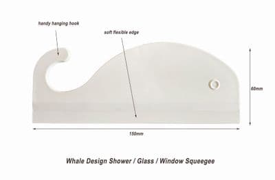Squeegee / Flexible Scraper for Shower Screen/Window/Glass/Mirror UK Made.  BAG OF10. X2315