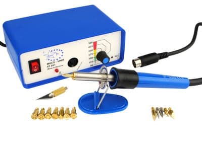 Startec Multi Heat Pyrography Woodburning Kit with 14 Tips. M0054