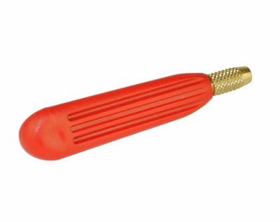 Swiss File Handle, 2.5mm Collet, Red. CH9030