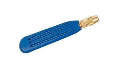 Swiss File Handle, 3.5mm Collet, Blue. CH9020B