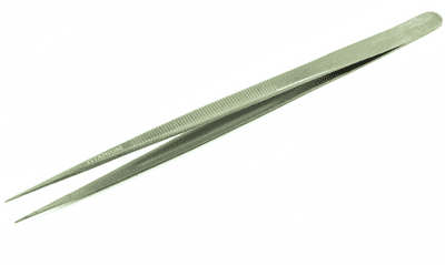 Titanium Diamond Tweezers Matte Finish Jeweller Watchmaker Lightweight 16.5cm. S7505