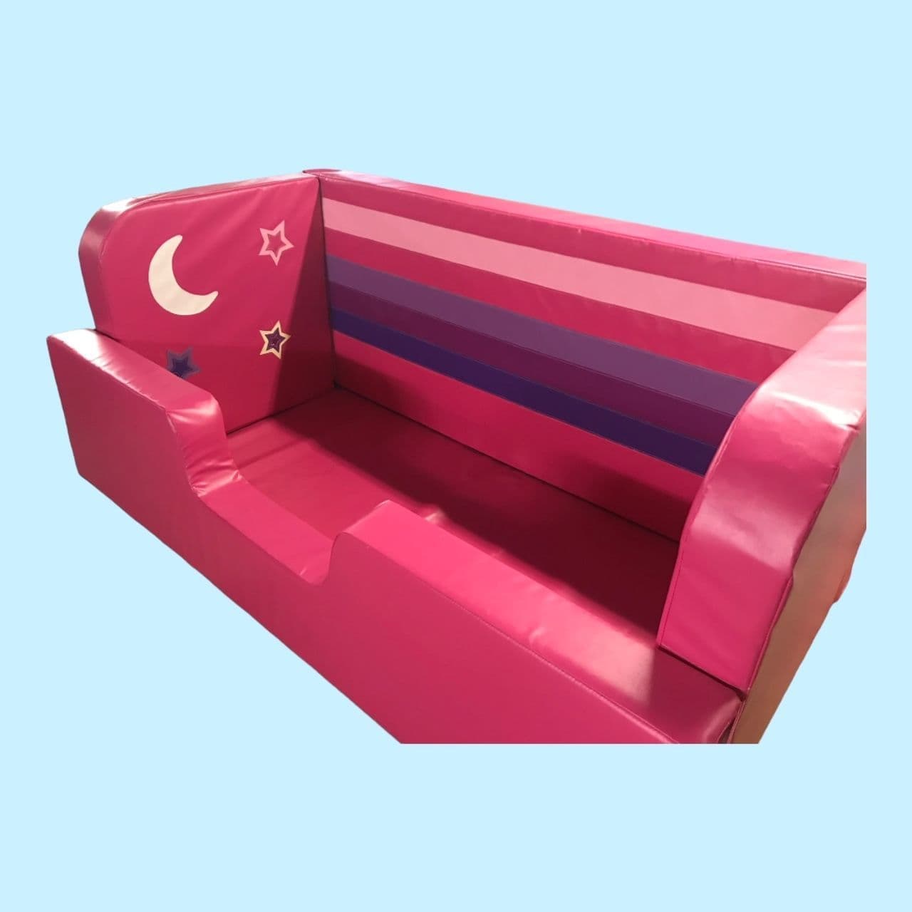 Low Bed Safe Surround with High Back Wall and Ends with RAINBOW