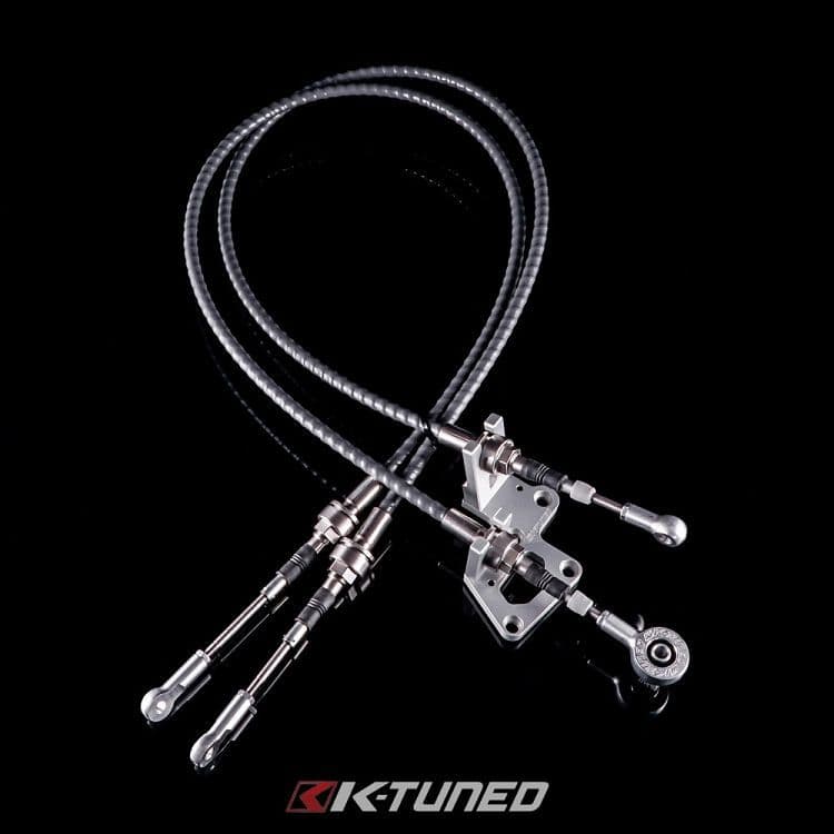 KTUNED RACESPEC SHIFTER CABLES WITH TRANS BRACKET K24Z7 TRANSMISSION
