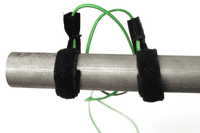 Pair of pipe clamp temperature probes wrap-round