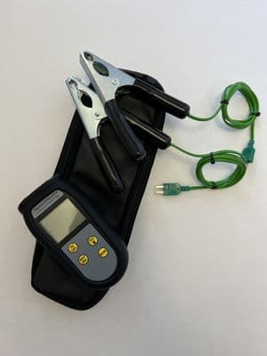 Premium HVAC temperature differential kit with ETI Thermometer