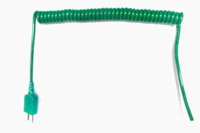 Type K Coiled Retractable Lead 1m (with mini plug)