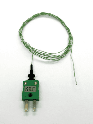 Type K PFA Twisted Pair Welded Tip Wire Thermocouple 250°C