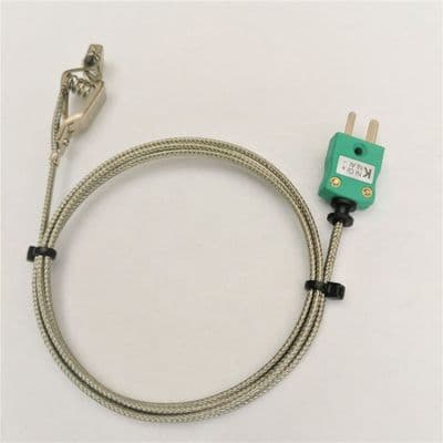 Type k wire air/gas sensor/probe with clip for ovens/fridges .