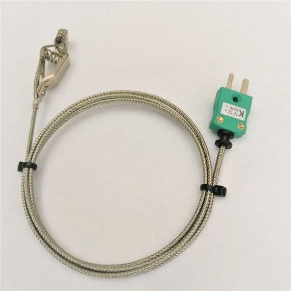 Type k wire air/gas sensor/probe with clip for ovens/fridges .